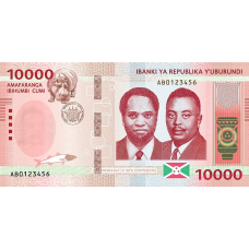 (346) ** PNew (PN59) Burundi - 10.000 Francs Year 2022